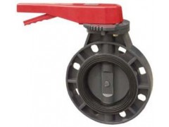 D71F-10S广东塑料对夹式蝶阀、深圳对夹式塑料蝶阀PVC图1