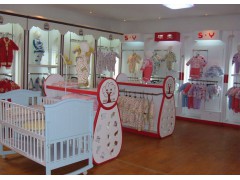 供应岳阳展示柜定做,母婴用品展示柜报价,童装店展示柜图片图1