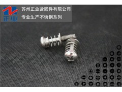 304不锈钢  十字盘头机钉与弹簧垫圈组合图1