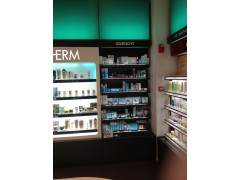 湖南展示柜定做厂家，常德化妆品展示柜价格怎么样图1