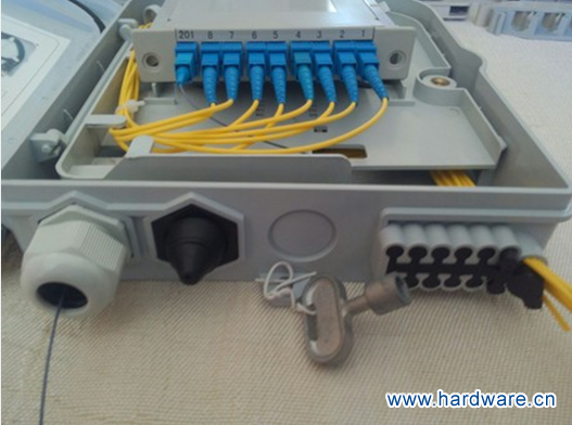 1分8插片式分纤箱