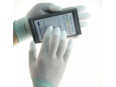 【百安品牌】供应碳丝PU涂指手套图1