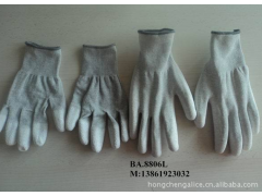 【百安品牌】供应碳丝ESD防静电手套图1