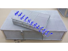 不锈钢耐腐蚀加密网孔骨科、针头精密器械清洗、消毒盒图1