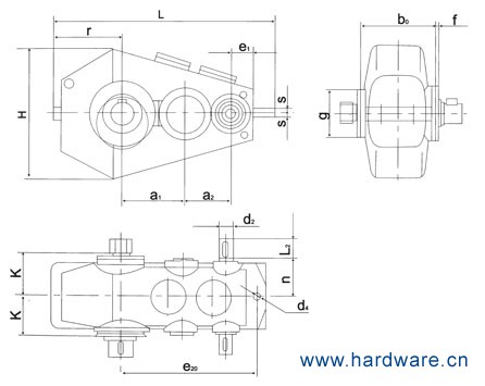 QJR400-31.5中硬齿面齿轮减速机