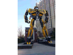 大型钢雕机器人擎天柱大黄蜂出租图1