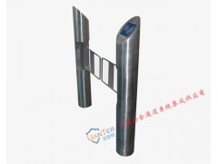 企业刷卡 考勤圆柱刷卡型摆闸图1