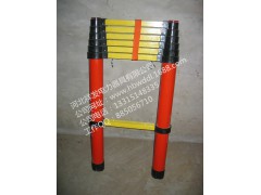 鱼竿式伸缩梯，超轻型伸缩绝缘梯，绝缘梯，玻璃钢绝缘梯图1