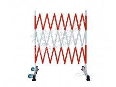 安全伸缩围栏 绝缘伸缩围栏片状 玻璃钢伸缩遮拦图1