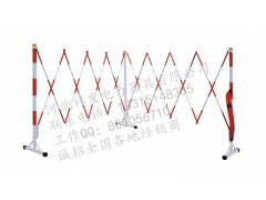 安全伸缩围栏 绝缘伸缩围栏管状 玻璃钢伸缩遮拦图1