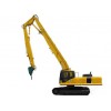 拆楼机专用的各品牌挖掘机三段式加长臂(16米-40米)