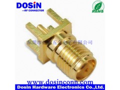 SMA-KE四角中心插射频同轴连接器 SMA天线母座图1