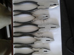 钳子钢丝钳沧州钳子贴牌定牌美式8寸钢丝钳光柄  厂家直供图1