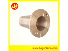高铅耐磨铜套铸造厂家专业砂型浇铸铜衬套图1