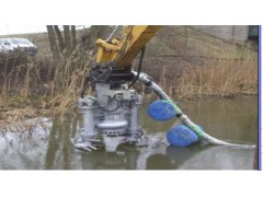 挖机专用液压泥浆泵、液压马达抽渣泵图1