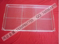 不锈钢消毒网框 医疗器械消毒网框价格 厂家带把手式网框图1