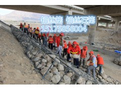 防洪墙建设铅丝石笼 河堤护岸铅丝石笼图1