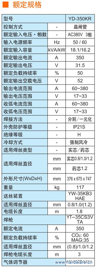 YD-350KR参数