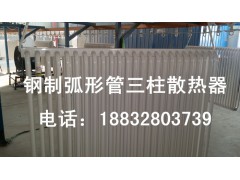 陕西电厂钢制弧形管三柱暖气片图1
