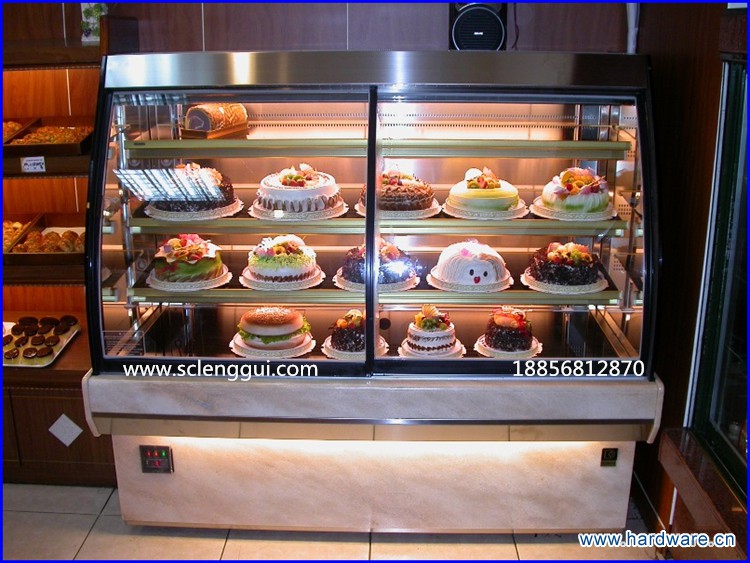 欧式弧形蛋糕柜