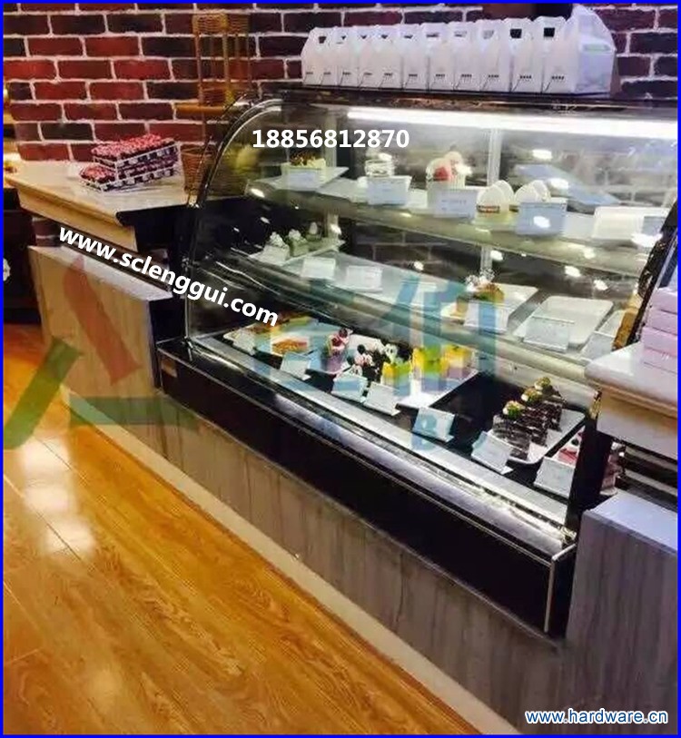 弧形蛋糕展示柜