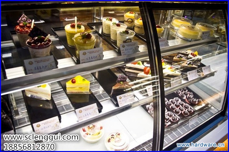 弧形蛋糕展示柜