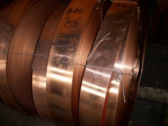 供应T1软态紫铜带,T2t3紫铜带0.3 0.4mm紫铜带图1