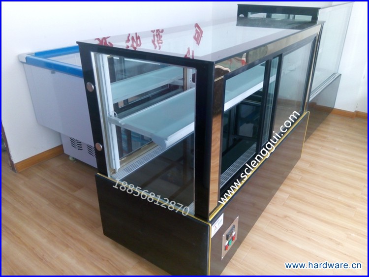 5直角蛋糕柜前开门