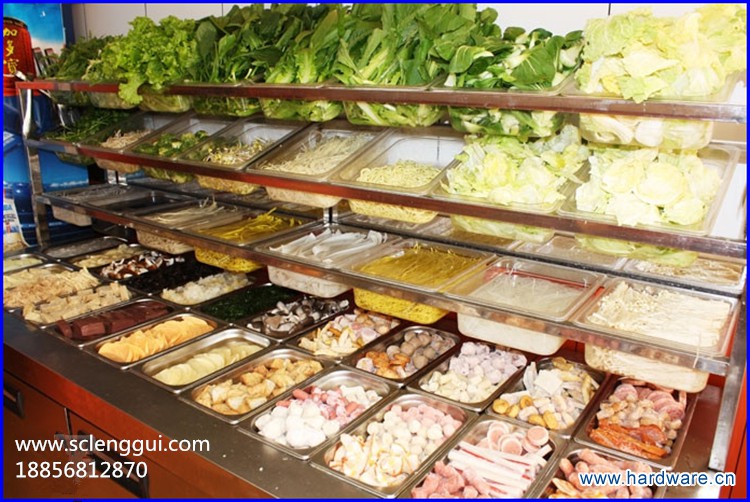 1麻辣香锅保鲜展示柜