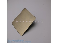 拉丝香槟金不锈钢板,香槟金不锈钢图片图1