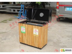 户外垃圾箱 绵阳分类垃圾箱 振华 木制景区垃圾箱图1