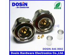 德索7/16 DIN直公头射频同轴连接器 L29射频馈线接头图1