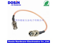 BNC公转公接RG316线RF cable连接器图1