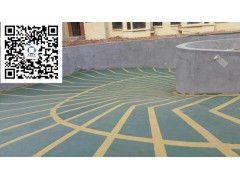 青岛无震动防滑车道静音坡道，止滑车道水性材料不起层图1