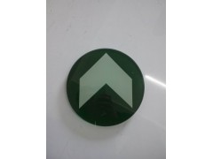 夜光钢化玻璃地贴 蓄光自发光消防标示 安全出口疏散指示图1