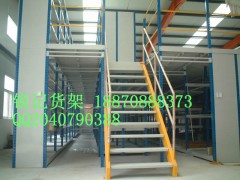 赣州阁楼货架定做，赣州阁楼式货架厂家，赣州仓库两层楼货架图1