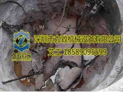 竖井开挖遇到坚硬的石头风镐打不动有什么机械替代图1