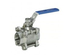 Q11F-16P三片式螺纹球阀图1