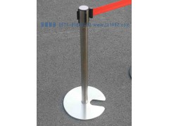 厂家直销U型底座不锈钢栏杆座  伸缩带隔离栏图1