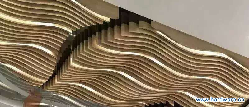 波浪型铝方通效果图2