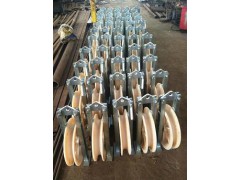 二轮转角电缆放线滑车宽槽放线滑车图1