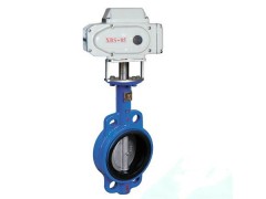 电动对夹式蝶阀D971X，电动软密封蝶阀图1