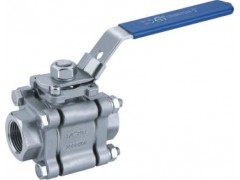 三片式高压球阀Q11F，锻钢高压球阀图1