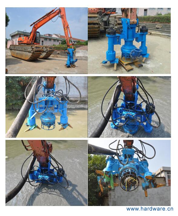 挖机清淤泵图片