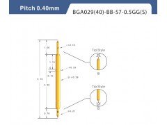 供应深圳新富城电子BGA029-BB-57-0.5 测试探针图1