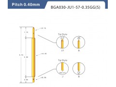 供应深圳新富城电子BGA-030057-FD 双头测试探针图1