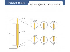 供应深圳新富城电子BGA-030067-FB 双头测试探针图1