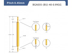 供应深圳新富城电子BGA-035040-FB 双头IC探针图1