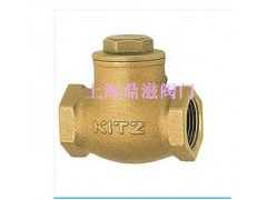 R青铜丝扣旋启式止回阀 KITZ止回阀图1
