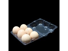 成都吸塑厂家四川添翼塑胶制品有限公司鸡蛋盒透明塑胶禽蛋托6枚图1